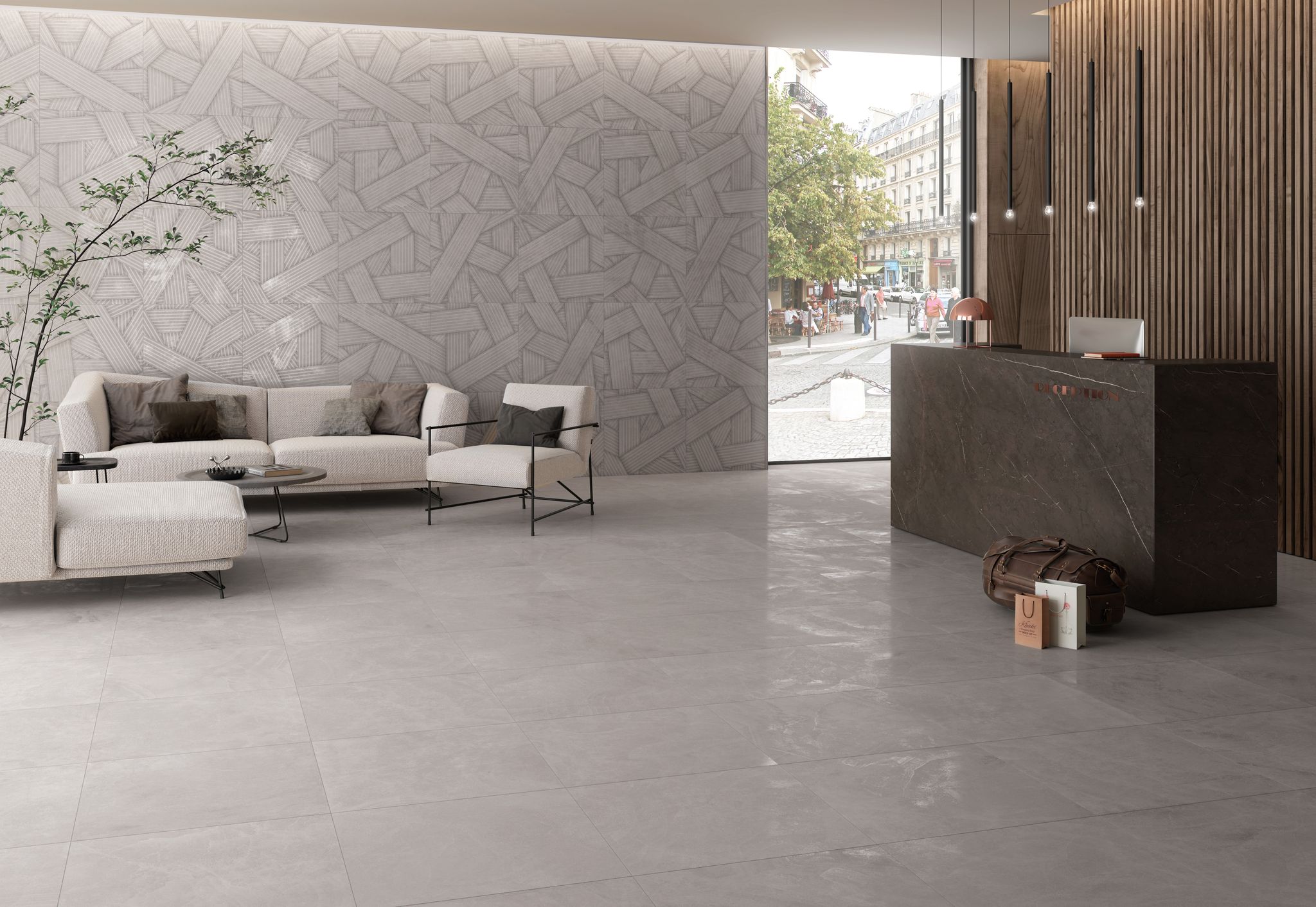 Makai Grey Deco 66x66 | Codicer
